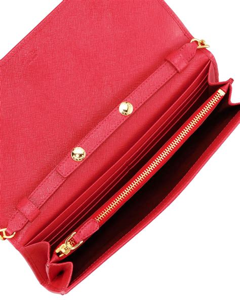 prada red wallet on chain|prada wallet black woman.